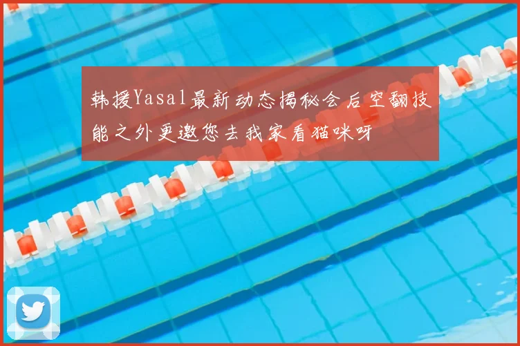 韩援Yasal最新动态揭秘会后空翻技能之外更邀您去我家看猫咪呀
